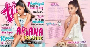 Ariana Grande dễ thương trên tạp chí Tu