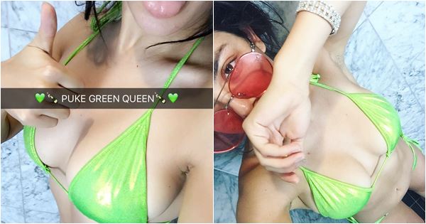 Charli XCX tự sướng khoe ngực trên snapchat