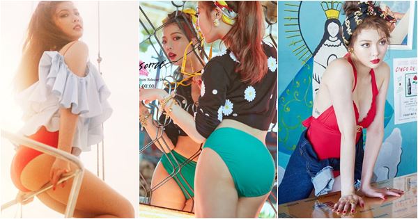 HyunA (4Minute) sexy với đồ lót