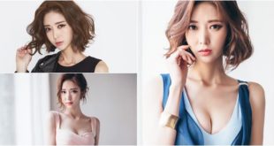 người mẫu Ye Jin khoe ngực cực khủng